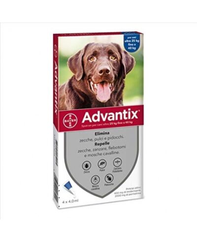 ADVANTIX SPOT ON 25-40KG - 4 pipette
