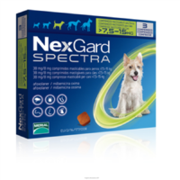 NEXGARD SPECTRA*7,5-15KG 3CPR