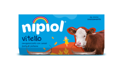 Nipiol Omogeneizzato Vitello – 2 vasetti da 120 g