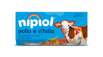 Nipiol Omogeneizzato Pollo/Vitello – 4 vasetti da 80 g