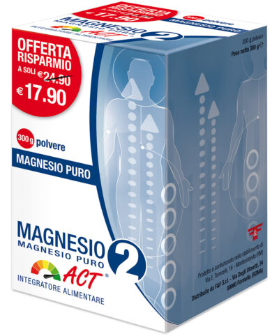MAGNESIO 2 ACT - MAGNESIO PURO 300g