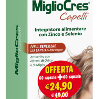 MIGLIOCRES Integratore per Capelli in Capsule Linea Classica Donna Offerta 60+60