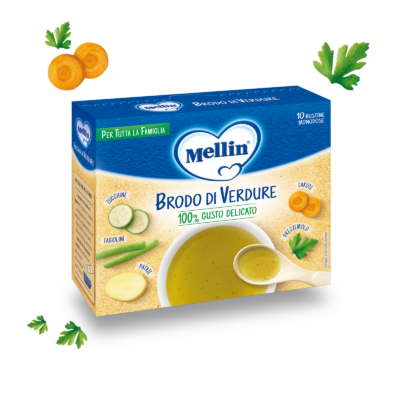 MELLIN BRODO VERDURE - 10 bustine x 8 g