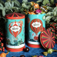 Latta Carillon con Boule Natale in Mongolfiera