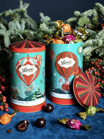 Latta Carillon con Boule Natale in Mongolfiera