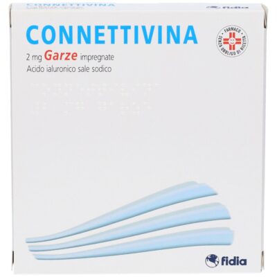 CONNETTIVINA Garze impregnate 2 mg - 10x10 cm