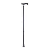 Bastone in alluminio anodizzato colorato, puntale con base larga – Brio - NERO