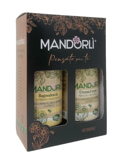 Mandorlì Pensato per Te Cofanetto Bagnodoccia + Crema corpo