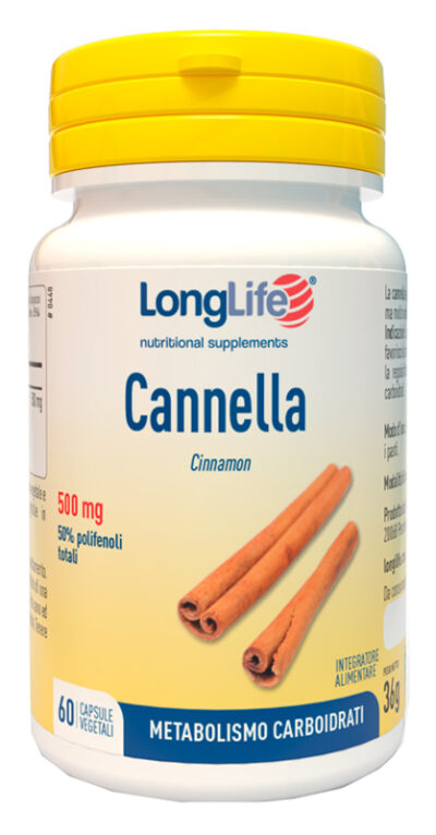 LongLife Cannella 500 mg - 60 capsule