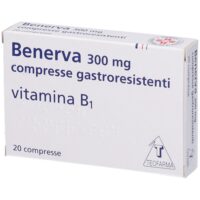 BENERVA*20 compresse gastroresistenti 300 mg