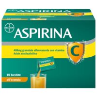 ASPIRINA*con Vitamina C 10 bustine effervescenti 400 mg + 240 mg