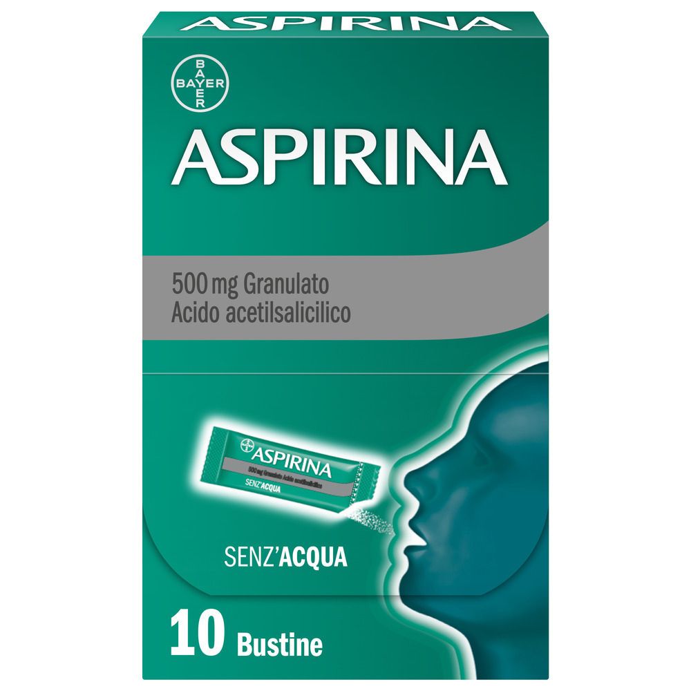 ASPIRINA*10 bustine in Granuli 500 mg