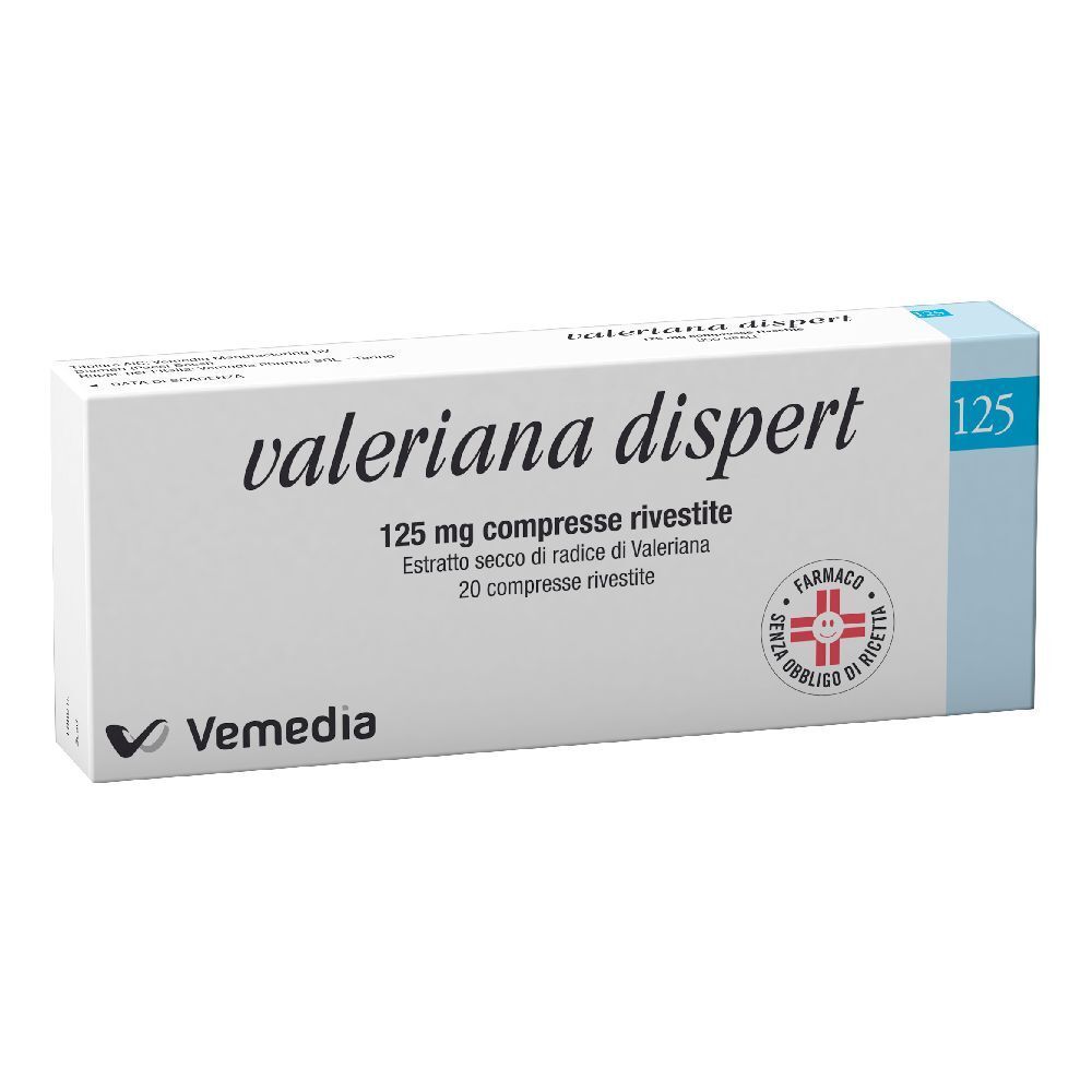 VALERIANA DISPERT*20 compresse rivestite 125 mg